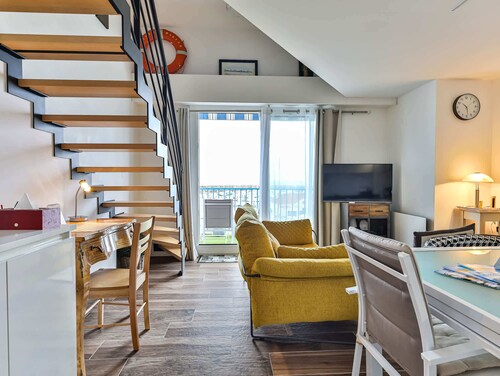 Appartement vue mer, port Bourgenay