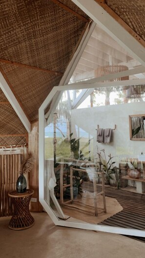 Panoramic Room, 1 Bedroom, Ocean View, Oceanfront | Individually decorated, individually furnished, free WiFi - Punta Punta Surf Retreat (General Luna)