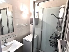 Shower, hair dryer