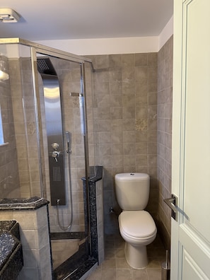 Hair dryer, towels, soap, toilet paper - Gardenia Studio (Pollonia)