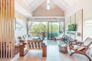 TV, offices - Retreat apartment with 3 bedrooms in Portillo Nf (Las Terrenas)