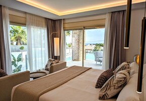 Junior Suite, 1 King Bed, Terrace, Sea View | View from room