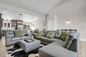 Smart-tv en een open haard