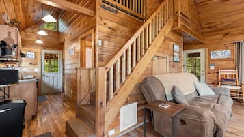 TV connectée, cheminée