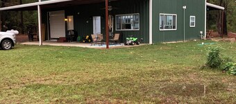 Secluded getaway spot in the pine forest