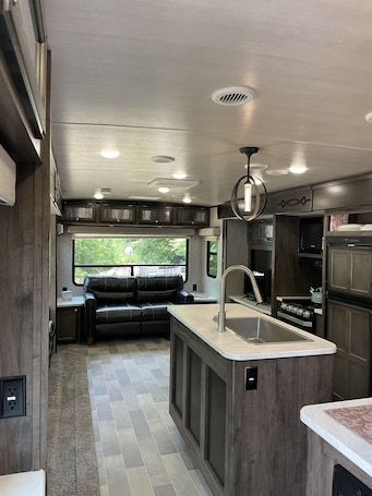 Interior. Farm Glamping @ The Sage Getaway RV