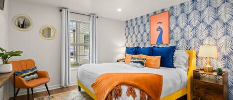 3 bedrooms, desk, iron/ironing board, free WiFi