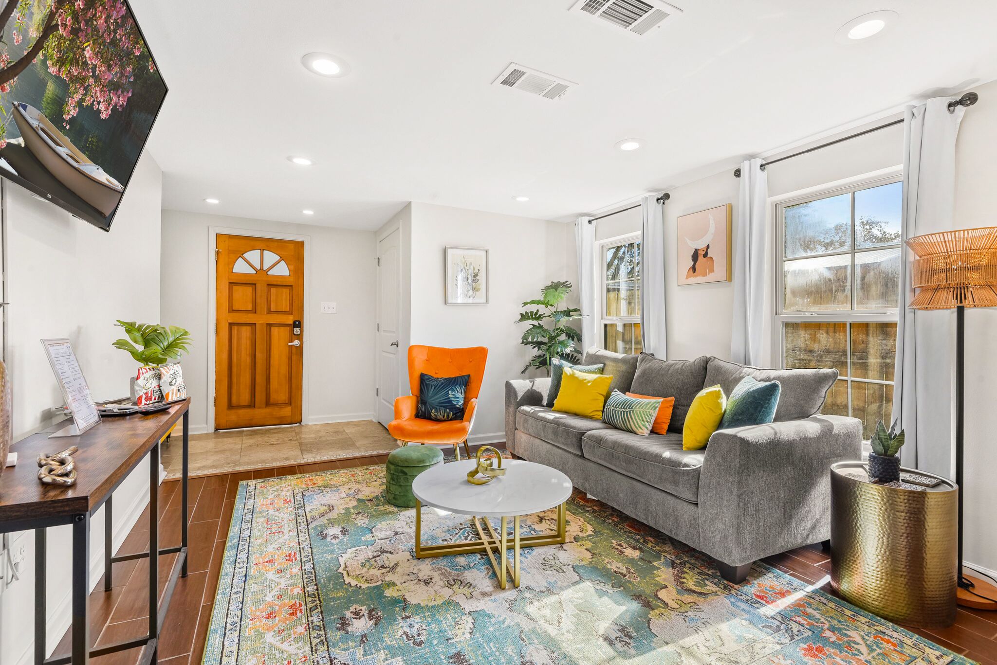 Een smart-tv en een printer