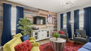 Smart TV, books, music library