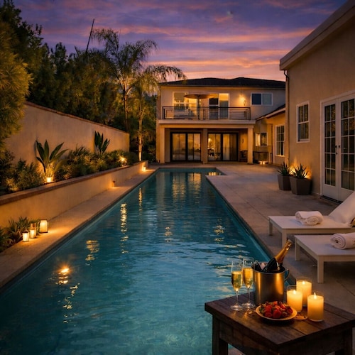 Luxury Private Villa - Lap Pool, Guest House, Spa, Sleeps 14