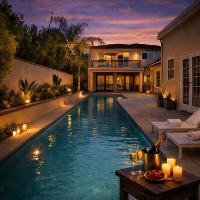 Luxury Private Villa - Lap Pool, Guest House, Spa, Sleeps 14