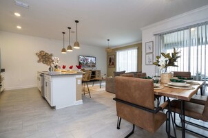 60-inch Smart TV with cable channels, Netflix, Hulu