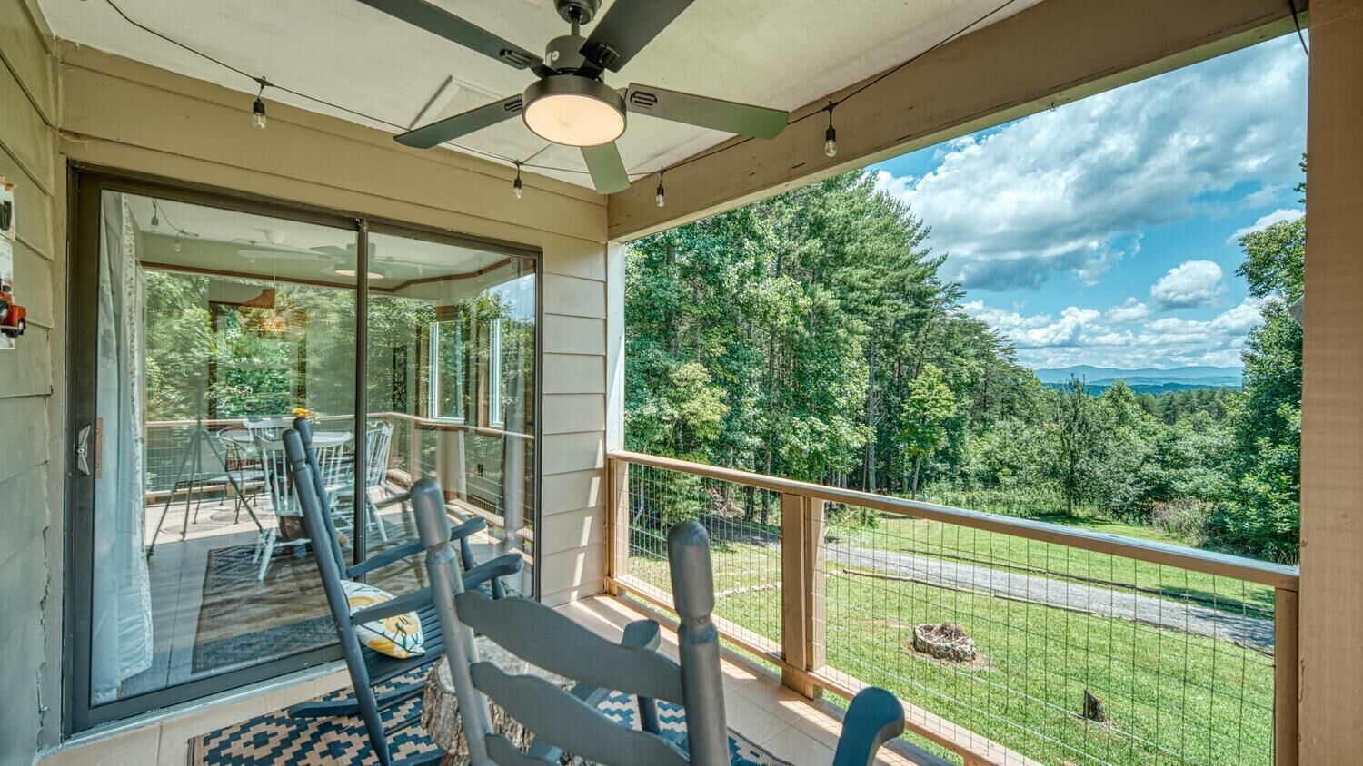 Rustic house in the Blue Ridge Mountains