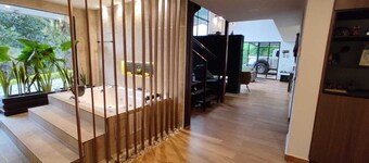 Villa Verde con Jacuzzi y Malla Catamarán