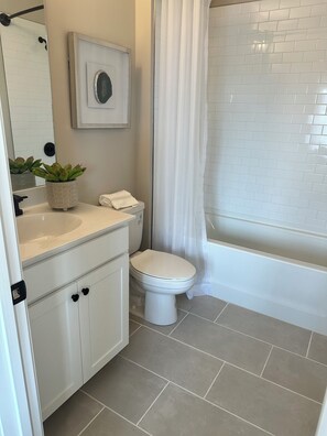 Towels, soap, toilet paper