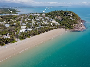 Experience the resort's vibrant atmosphere, surrounded by a marina, park, and walking trail.