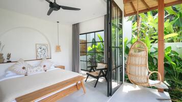 Vila, 2 kamar tidur | 2 kamar tidur, seprai katun Mesir, seprai premium, dan brankas