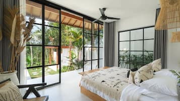 Vila, 2 kamar tidur | 2 kamar tidur, seprai katun Mesir, seprai premium, dan brankas