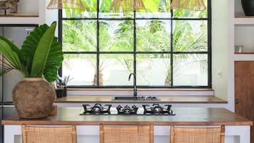 Vila, 2 kamar tidur | Dapur pribadi | Lemari es, oven, kompor, dan mesin pembuat kopi/teh