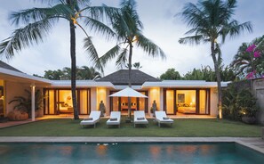 Deluxe Villa, 3 Bedrooms, Private Pool | Living area | LED TV - Villa Alabali (Seminyak)