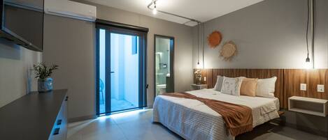 1 makuuhuone, työpöytä, silitysrauta/-lauta, ilmainen Wi-Fi