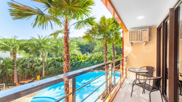 Terrace/patio - Naiharn Sea Condominium S203 (Rawai)