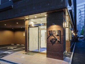 Entrée de l’hébergement