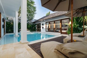 Vila, 4 quartos, piscina particular | Vista do quarto