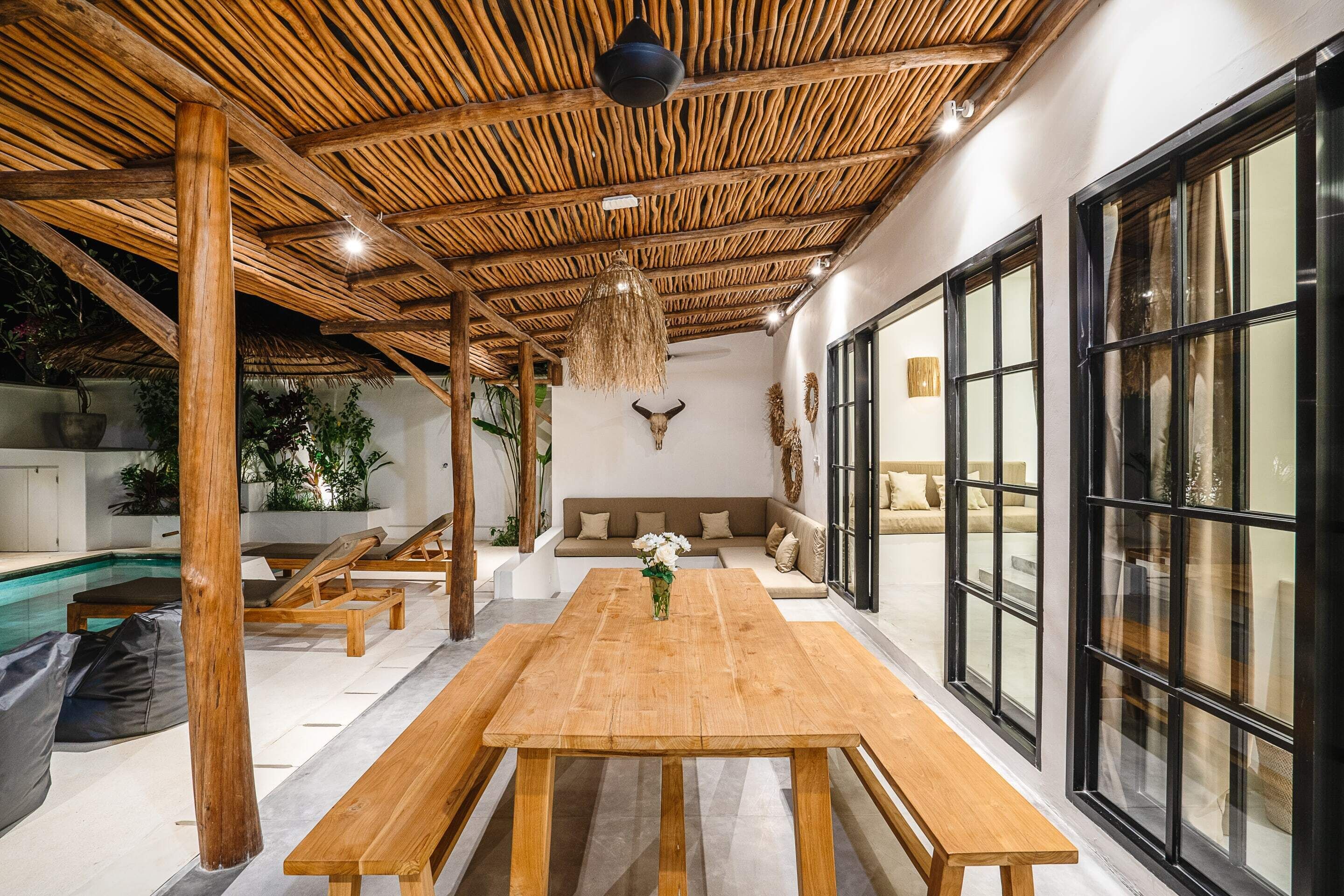 Basic Villa, Multiple Beds | Outdoor dining