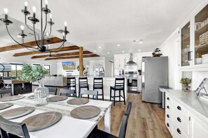 House, Multiple Beds, Pool Access (1148 Balcones Drive) | Dining - Hilltop Lux Haus With Infinitypool-hottub-pooltable (Fredericksburg)