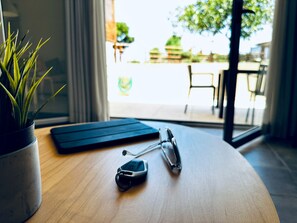 Apartment, 2 Bedrooms, Balcony, Ocean View | View from property - Lifeguard Beachfront - Luxury Flat, 30meters From Sea (Chania)
