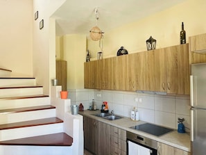 Apartamento, 2 quartos, sacada, vista para a montanha | Cozinha privada