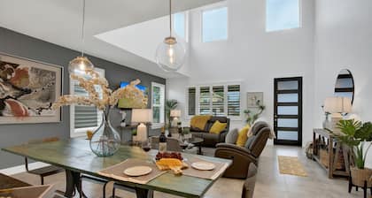 Soaring 2-level Point Venture Home on Lake Travis