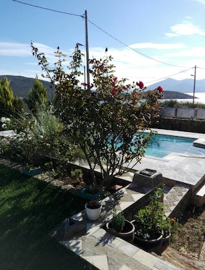 Villa, 4 Bedrooms, Smoking, Private Pool | Pool | Outdoor pool - Dimitris Vasos Villa With Sea And Mountain View (Kymi-Aliveri)