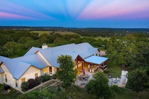 Aerial view - Luxury Ranch W/pool-hot Tub-near Fred! (Fredericksburg)