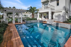 House, 4 Bedrooms | Pool | Outdoor pool - Lotus Villa - Private Beach House With Pool And Hot Tub 4 Bedroom Home by RedAwning (South Padre Island)