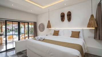 Basic Villa, Multiple Beds | 2 bedrooms, desk, laptop workspace, iron/ironing board