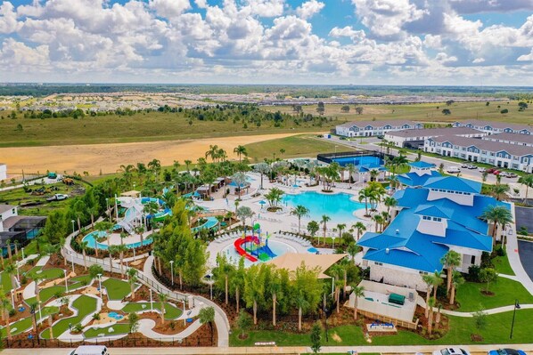 House, Multiple Bedrooms, Private Pool, City View | Aerial view - Windsor Island 7br, Free Pool Heat, 5min Walk To L (Davenport)