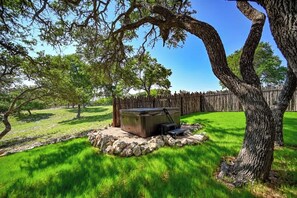 Cabin, 1 King Bed with Sofa bed, Hot Tub (315 Deer Rd Little R) | Outdoor spa tub