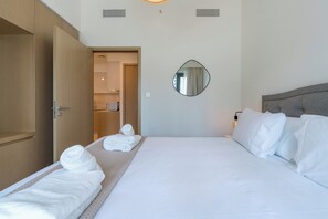 Lägenhet (1 Bedroom) | 1 sovrum, strykjärn/strykbräda och sängkläder