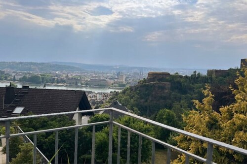 Panoramic apartment with 65 sqm with fortress view from the Koblenz hilltop location