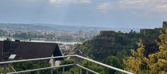 Panoramawohnung mit 65qm mit Festungsblick von der Koblenzer Höhenlage