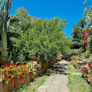 Ferienhaus, 2 Schlafzimmer, Raucher, Balkon | Unterkunftsgelände