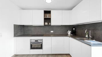 KĂŒhlschrank, Ofen, Herdplatte, GeschirrspĂŒler