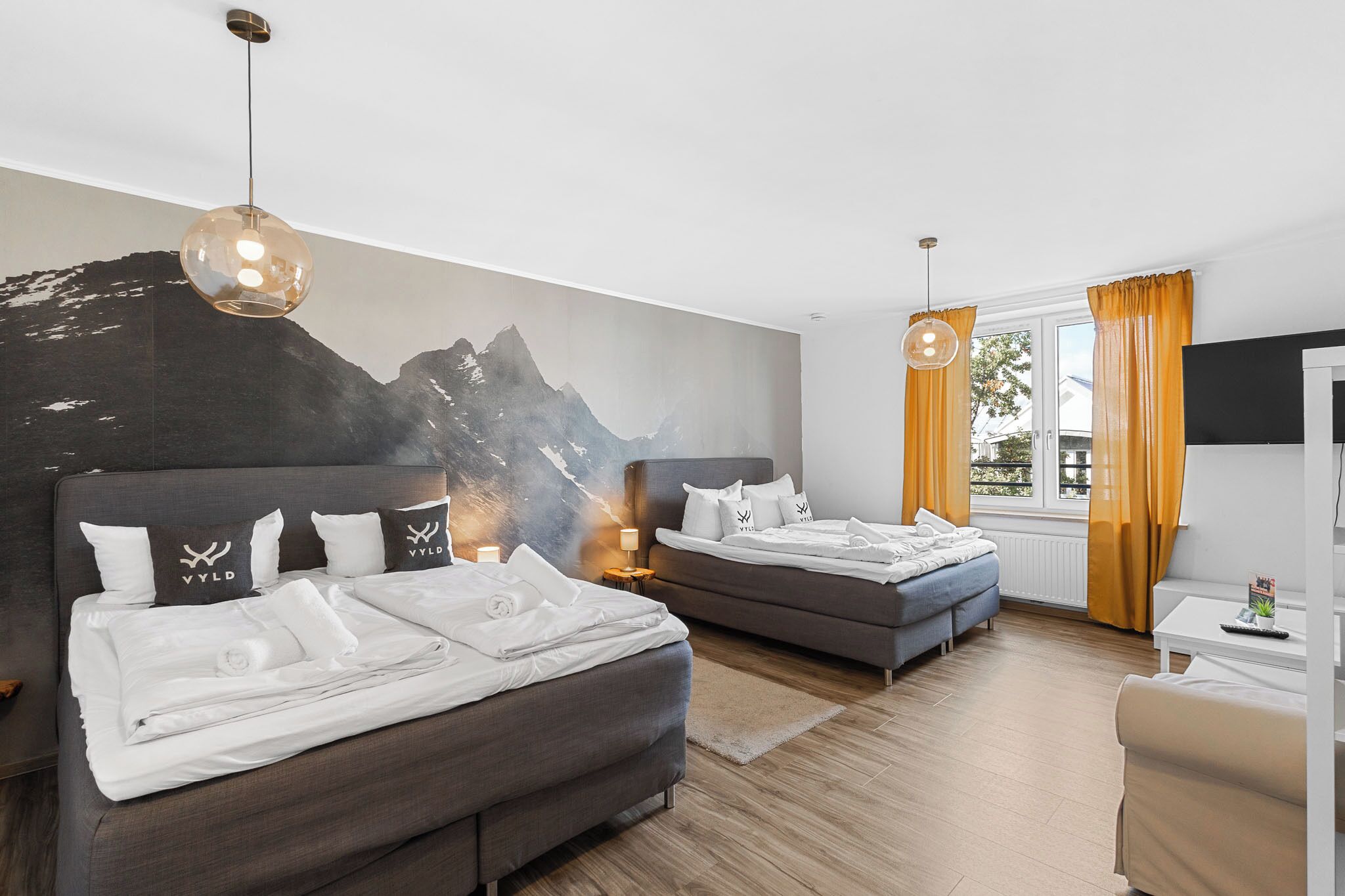 1 bedroom, travel crib, free WiFi, bed sheets