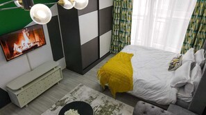 1 chambre, fer et planche à repasser, Wi-Fi, draps fournis