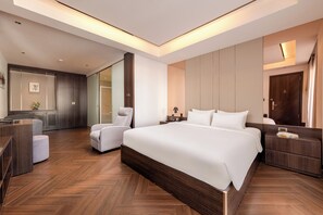 Executive-Suite, 1 King-Bett, Stadtblick | Betten mit Memory-Foam-Matratzen