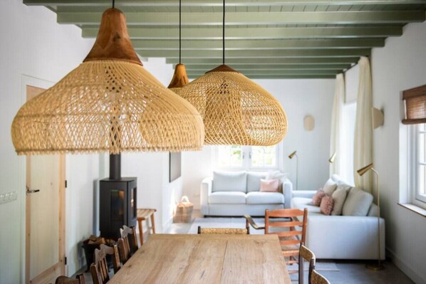 TV, fireplace, books, stereo - Fantastic family home with a large garden | in the Forest (Lunteren)