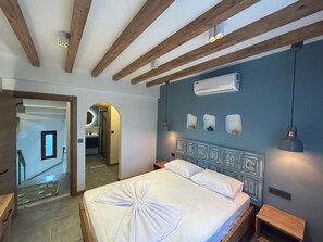 Basic-Villa | 2 Schlafzimmer, hochwertige Bettwaren, Zimmersafe, individuell dekoriert