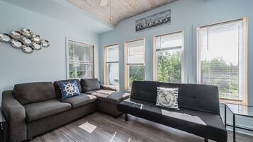 TV connectée, cheminée, espaces bureaux